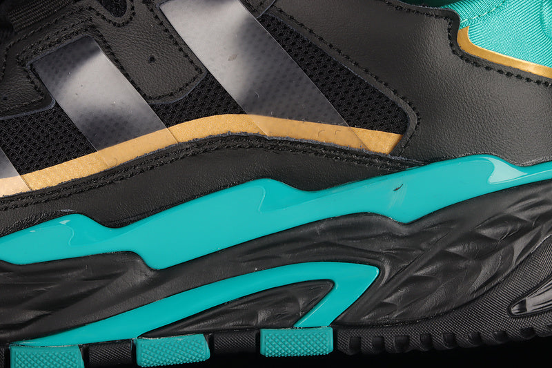 adidasMens Niteball - Black/Green