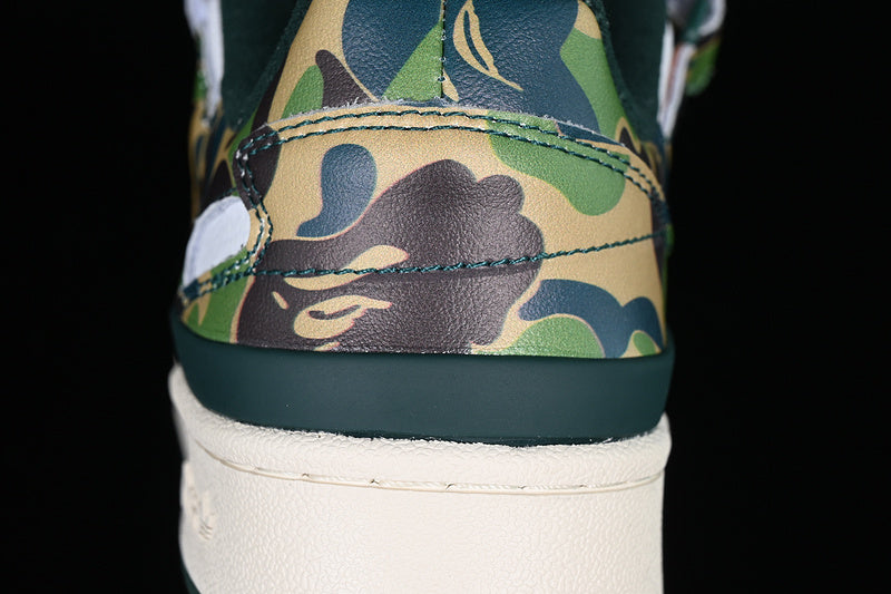 AdidasUnisex BAPE x Forum Low 84 -30th Anniversary - Green Camo