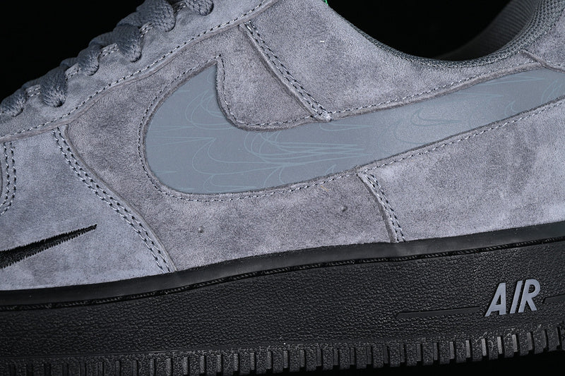 NikeUnisex Air Force 1 AF1 Reflective - Cool Grey
