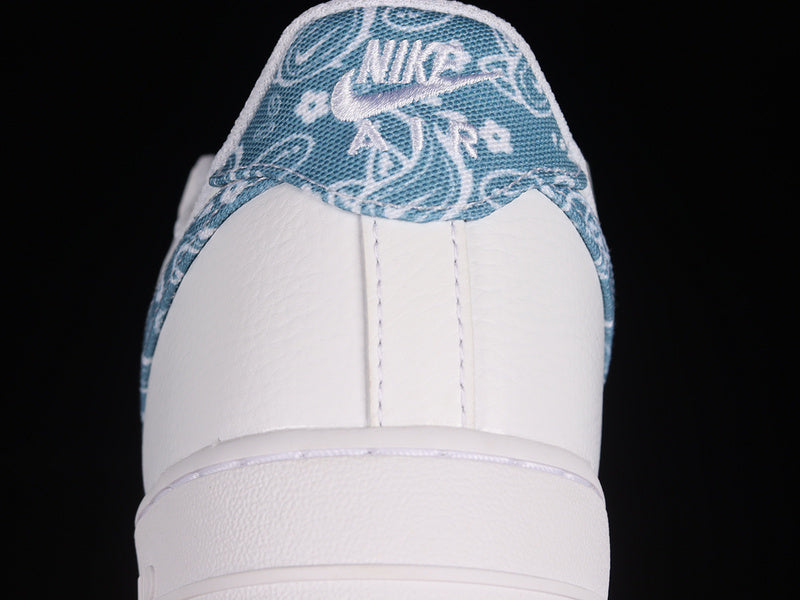 NikeMens Air Force 1 Low AF1 Paisley - Worn Blue
