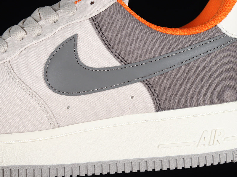 NikeUnisex Air Force 1 AF1 - Grey/Orange