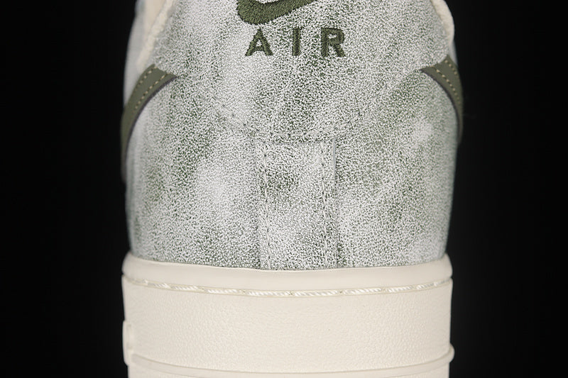 NikeUnisex Air Force 1 AF1 Low - Beige Army Green