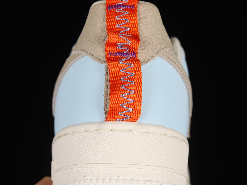 NikeUnisex Air Force 1 AF1 Ehite - Sail and lime