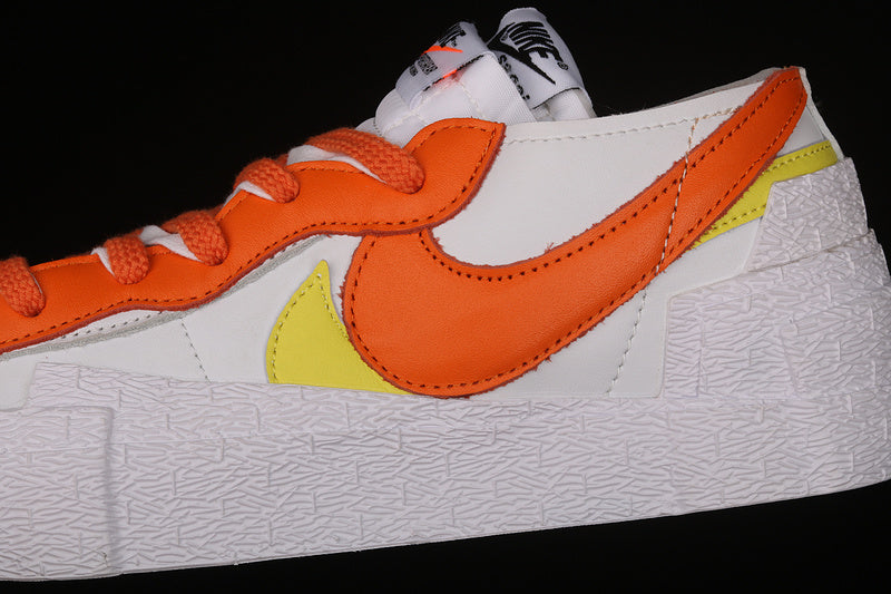 NikeMens Blazer Low x Sacai - Magma Orange