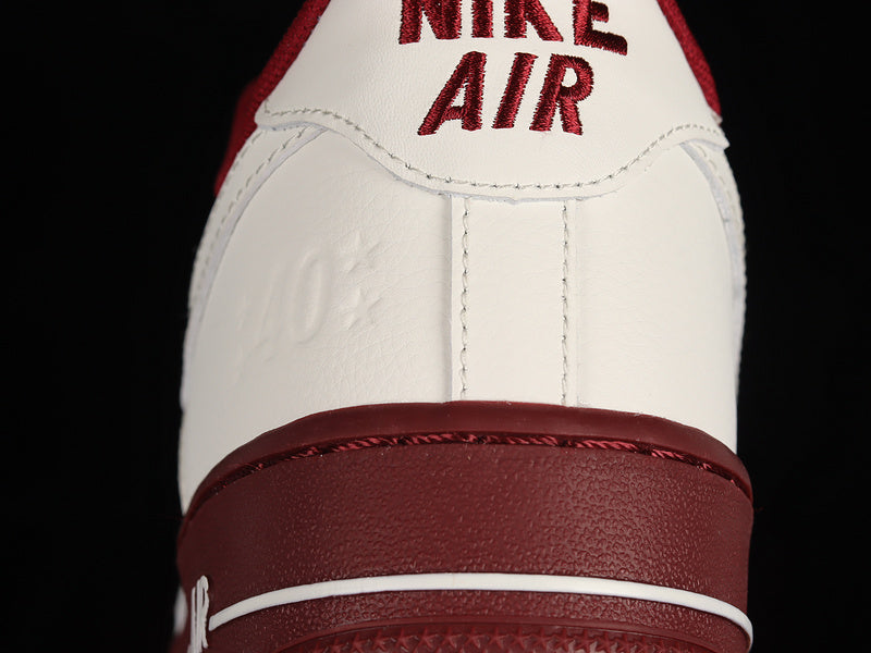 NikeUnisex Air Force 1 AF1 Low 40th Anniversary Edition - Sail Team Red