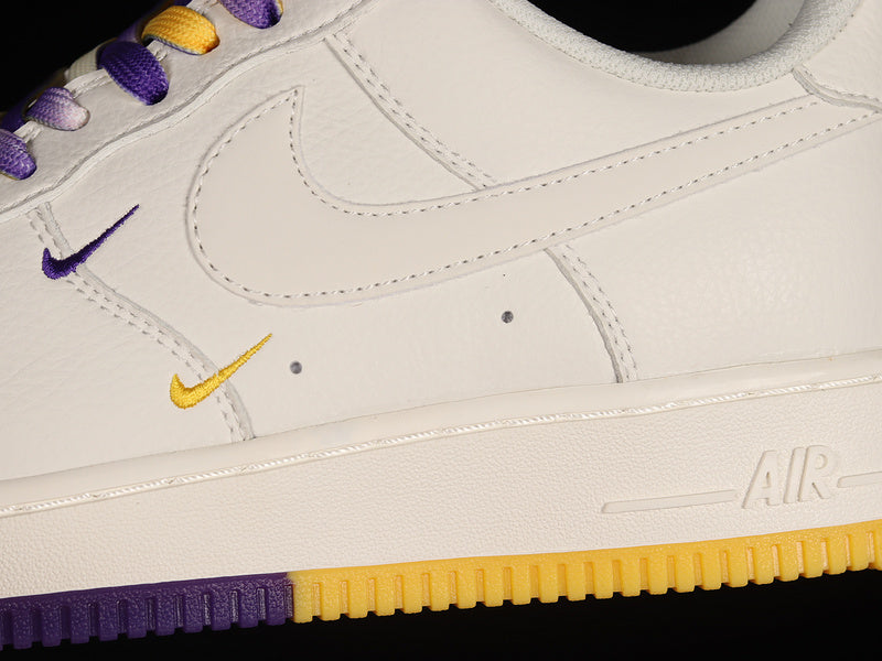 NikeUnisex Air force 1 AF1 low - purple/yellow