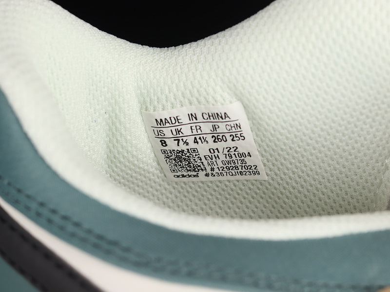 adidasMens Drop Step Low - White Tech Emerald