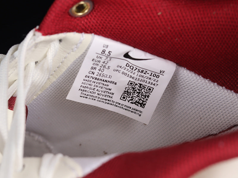 NikeUnisex Air Force 1 AF1 Low 40th Anniversary Edition - Sail Team Red