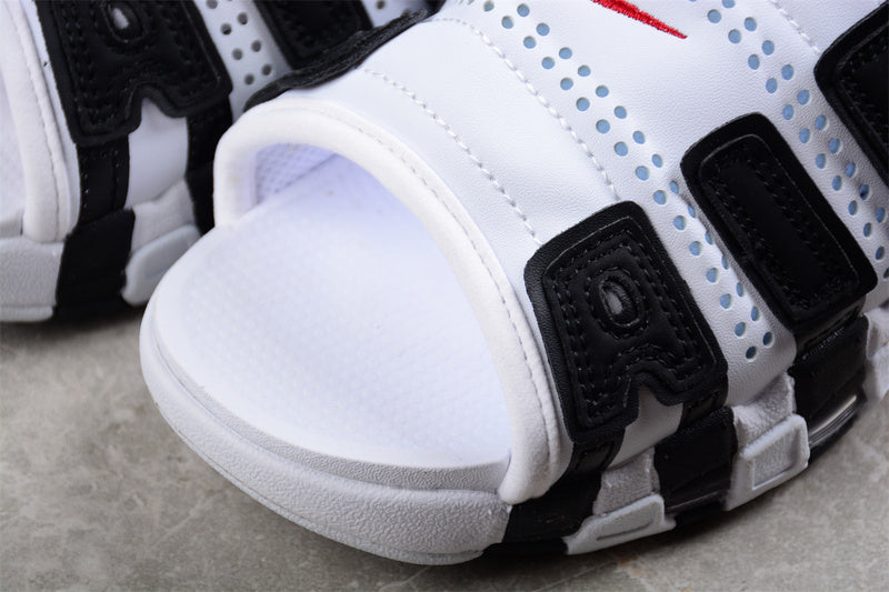 NikeUnisex Air More Uptempo Slide - White/Black
