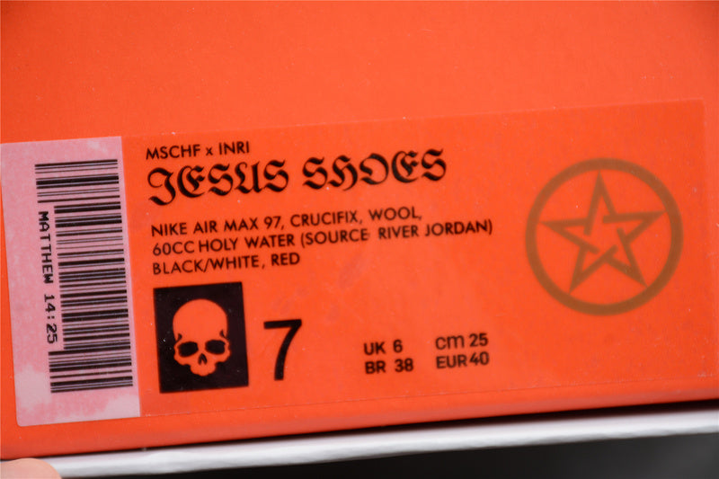 MSCHF x NikeUnisex Air Max 97 AM97- Satan