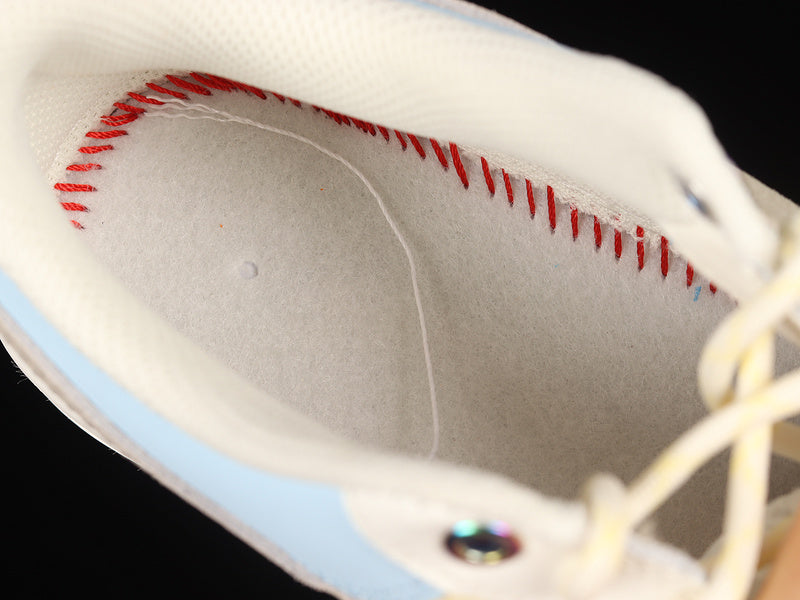 NikeUnisex Air Force 1 AF1 Ehite - Sail and lime