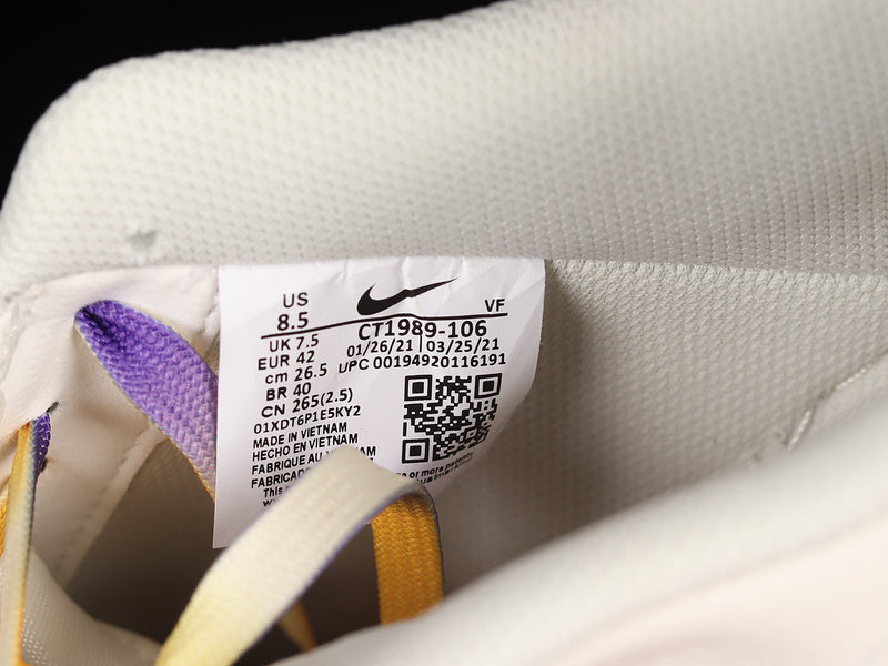 NikeUnisex Air force 1 AF1 low - purple/yellow