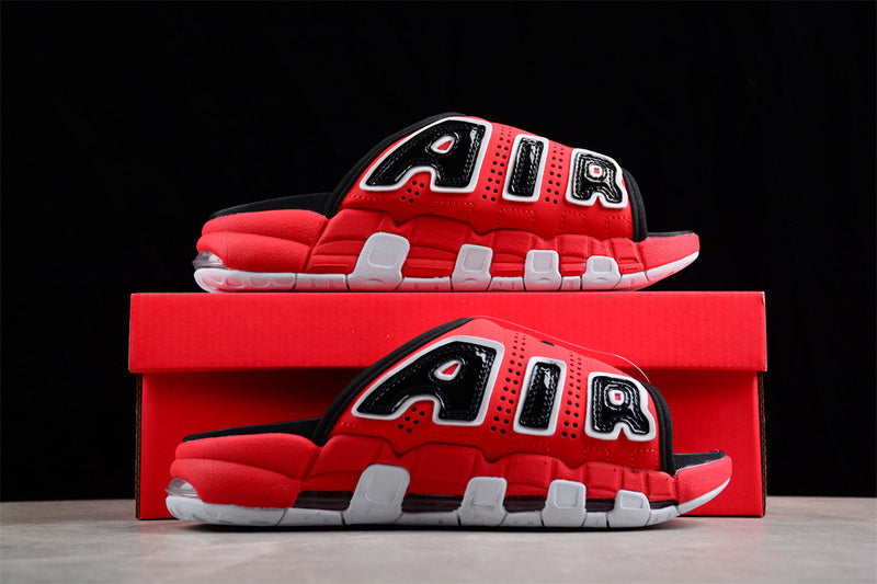 NikeMens Air UpTempo Slide - Red/Black