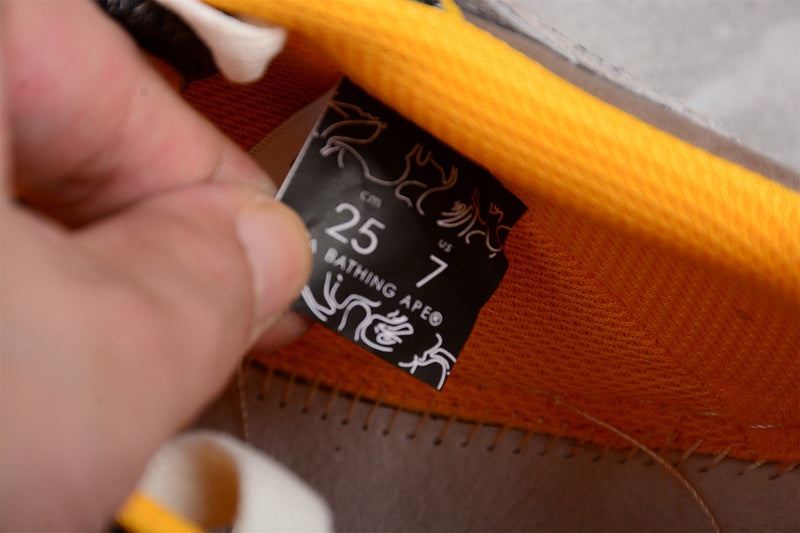Bape Sta Low Top - Yellow/Brown