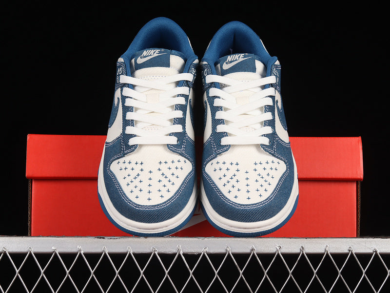 NikeUnisex Dunk Low Industrial Blue - Sashiko