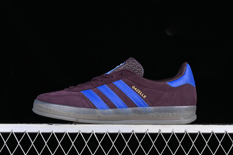adidasMens Gazelle Indoor - Maroon Blue
