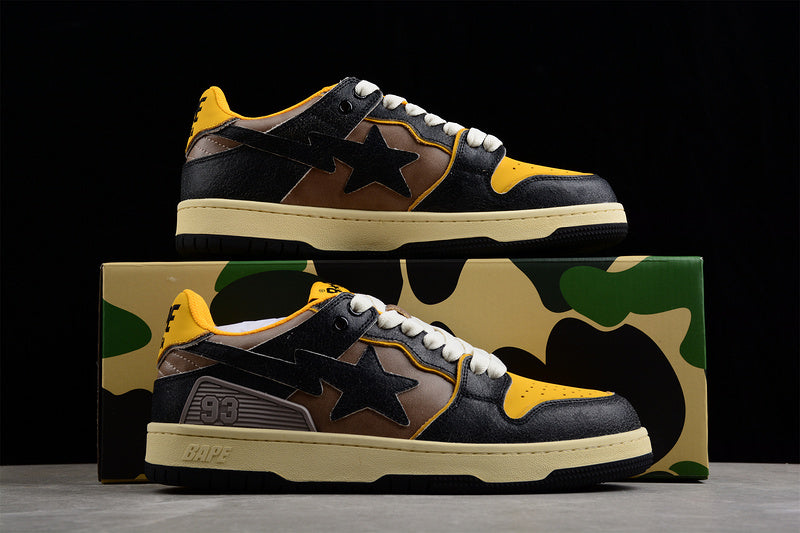 Bape Sta Low Top - Yellow/Brown
