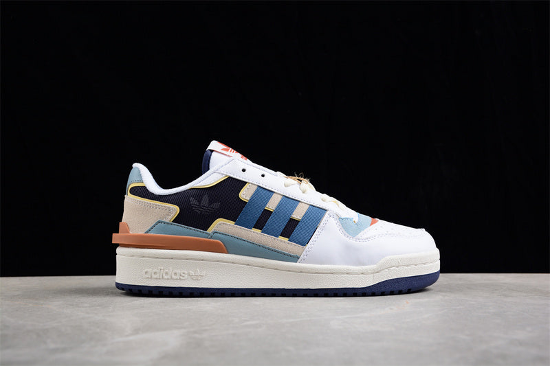 adidasMens Forum Exhibit Low 2 - White/Blue