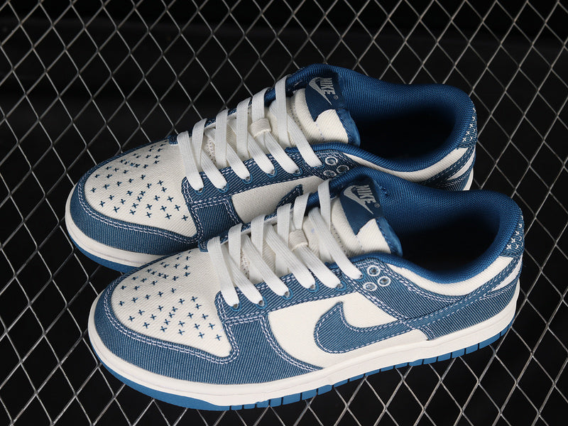 NikeUnisex Dunk Low Industrial Blue - Sashiko