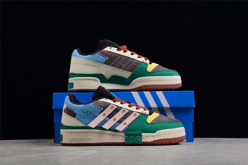 adidasUnisex Melting sadness forum low- Patchwork/White