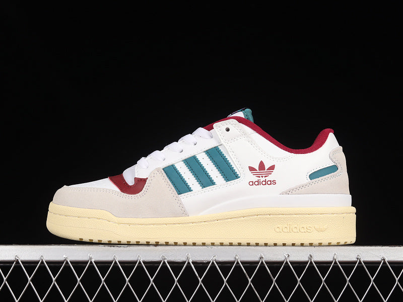 adidasMens Forum Low - Teal Burgundy
