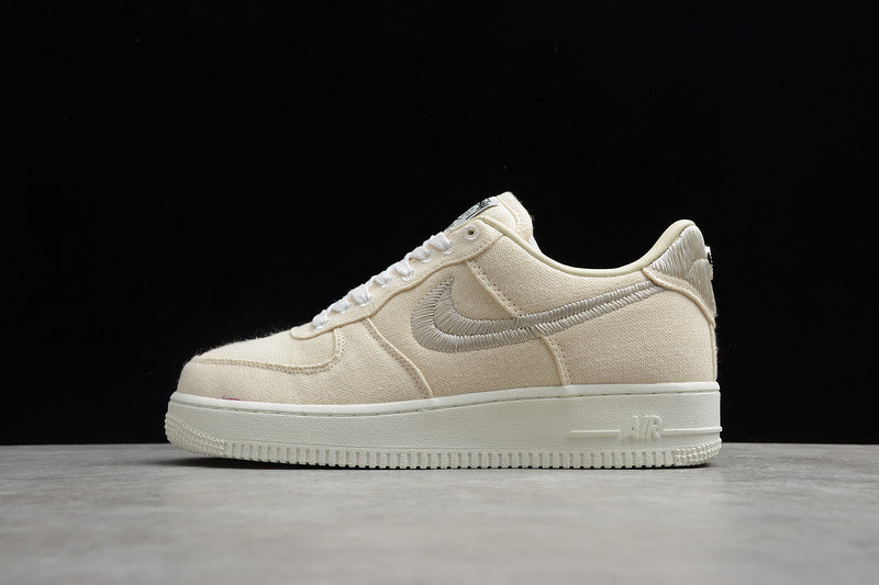 Stussy x Air Force 1 AF1 - Fossil Stone