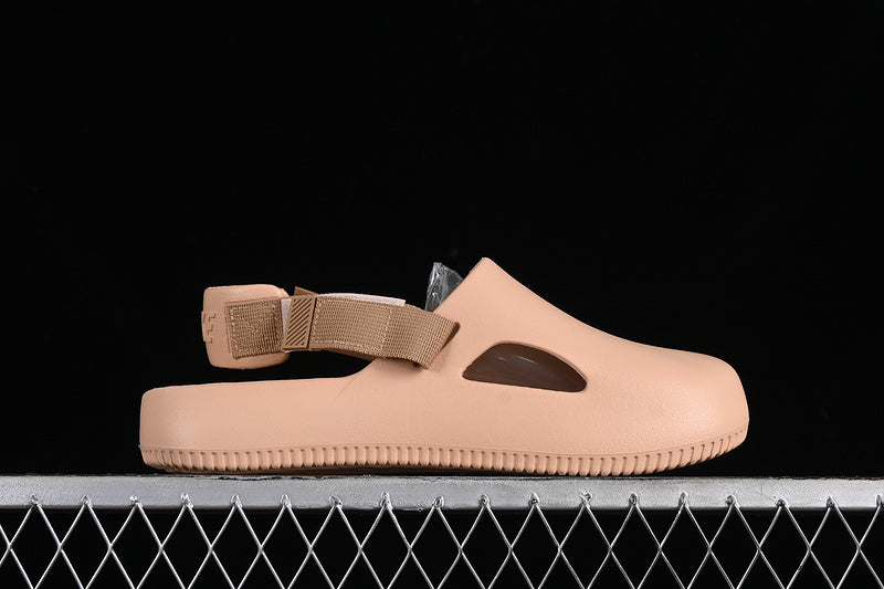 NikeMens Calm Mule Slide - Brown
