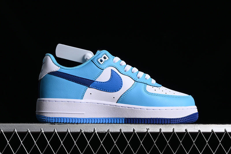 NikeMens Air Force 1 Split Light - Photo Blue