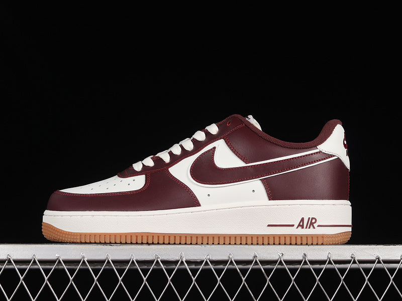 NikeUnisex Air Force 1 AF1 Low - College Pack Night Maroon