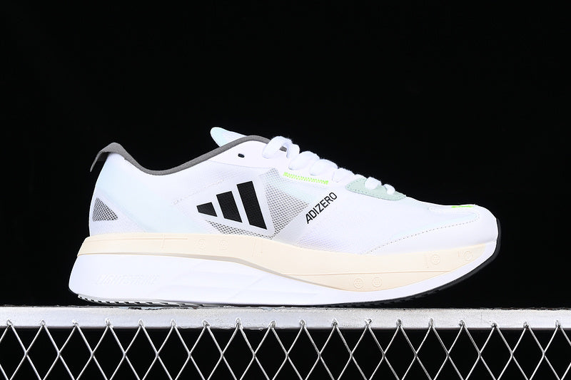 adidasMens Adizero Boston 11 - White/Green