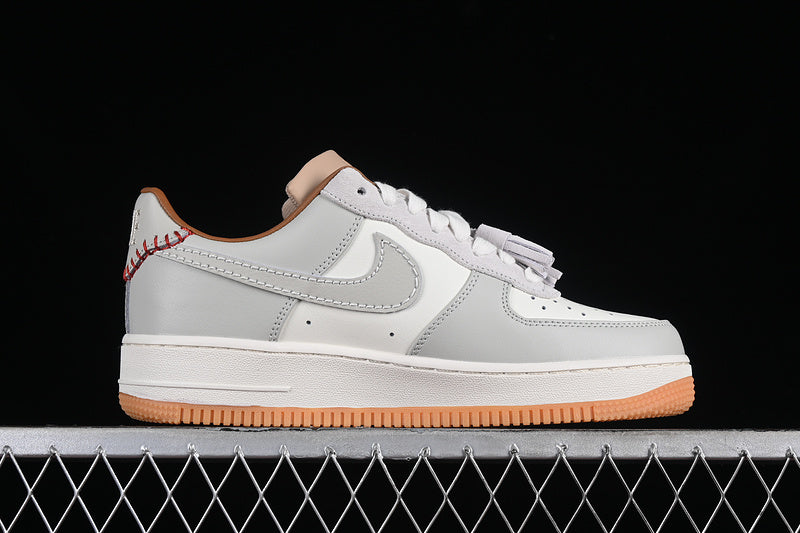 NikeUnisex Air Force 1 AF1 Low Tassles - Light Bone