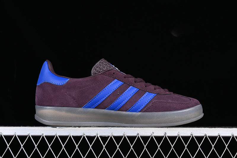 adidasMens Gazelle Indoor - Maroon Blue