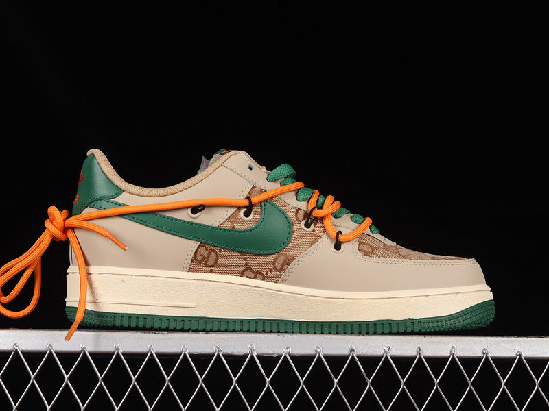 NikeMens Air force 1 AF1 x Gucci - BROWN