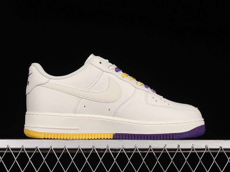 NikeUnisex Air force 1 AF1 low - purple/yellow