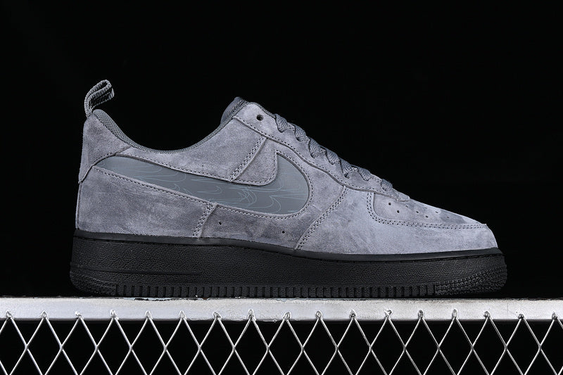 NikeUnisex Air Force 1 AF1 Reflective - Cool Grey