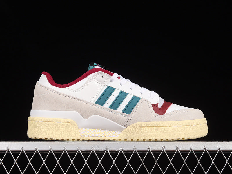 adidasMens Forum Low - Teal Burgundy