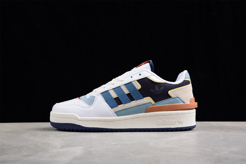 adidasMens Forum Exhibit Low 2 - White/Blue