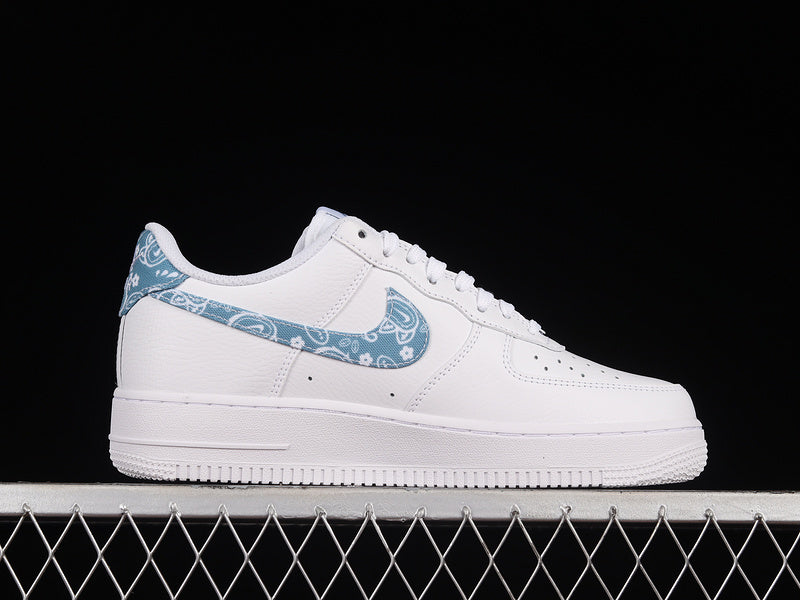 NikeUnisex Air Force 1 Low AF1 Paisley - Worn Blue