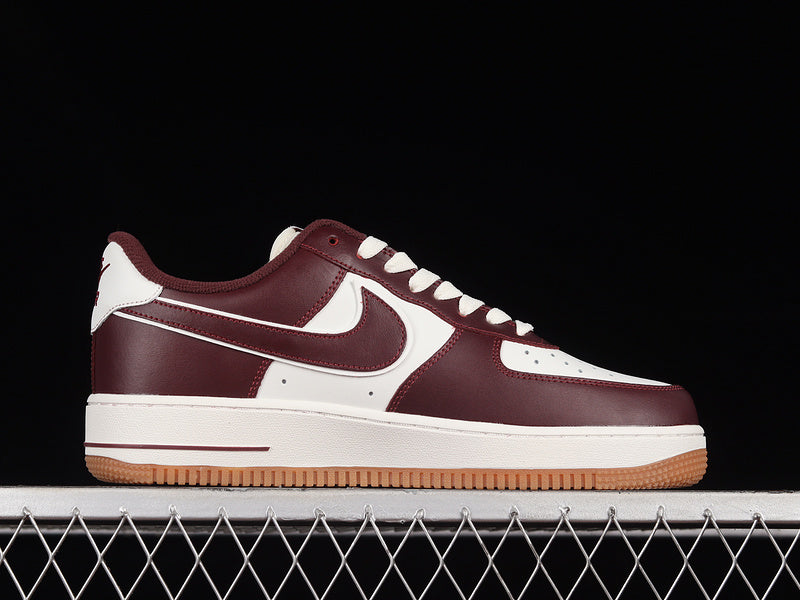 NikeUnisex Air Force 1 AF1 Low - College Pack Night Maroon
