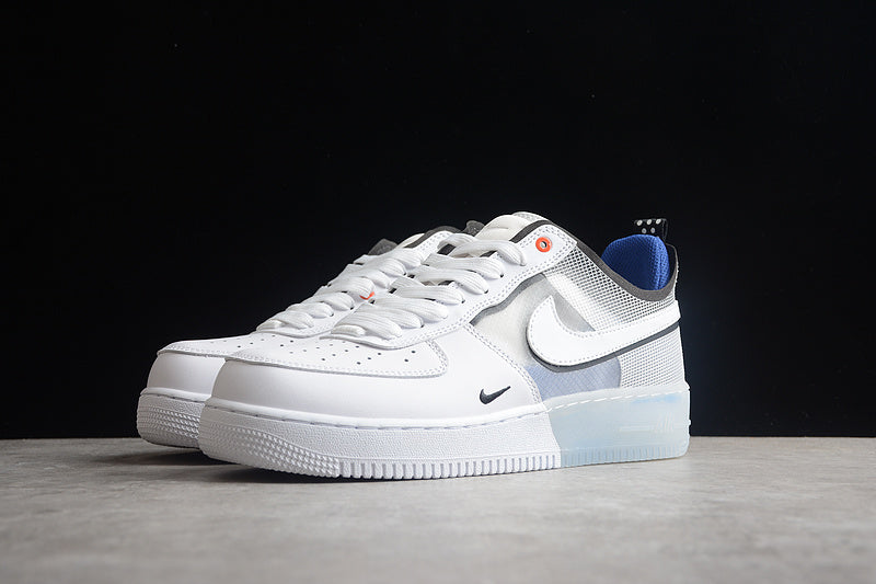 NikeMens Air Force 1 AF1 React - Blue