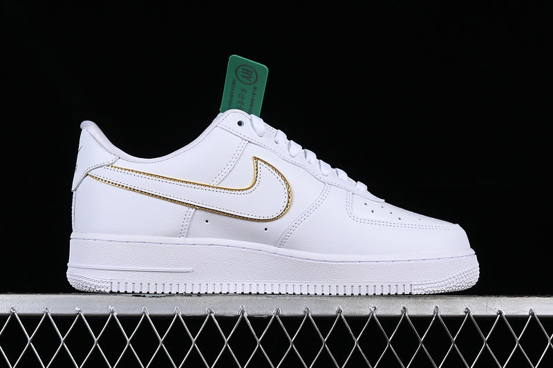 NikeUnisex Air Force 1 AF1 Low - White/Gold