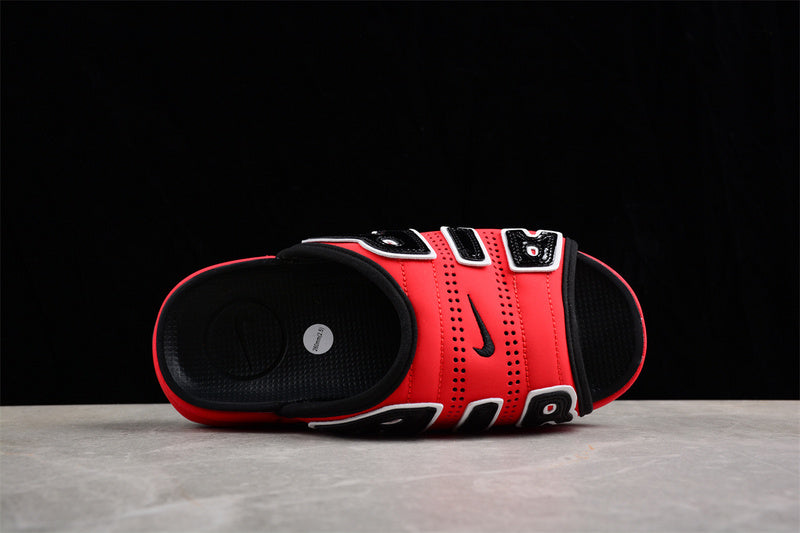 NikeMens Air UpTempo Slide - Red/Black