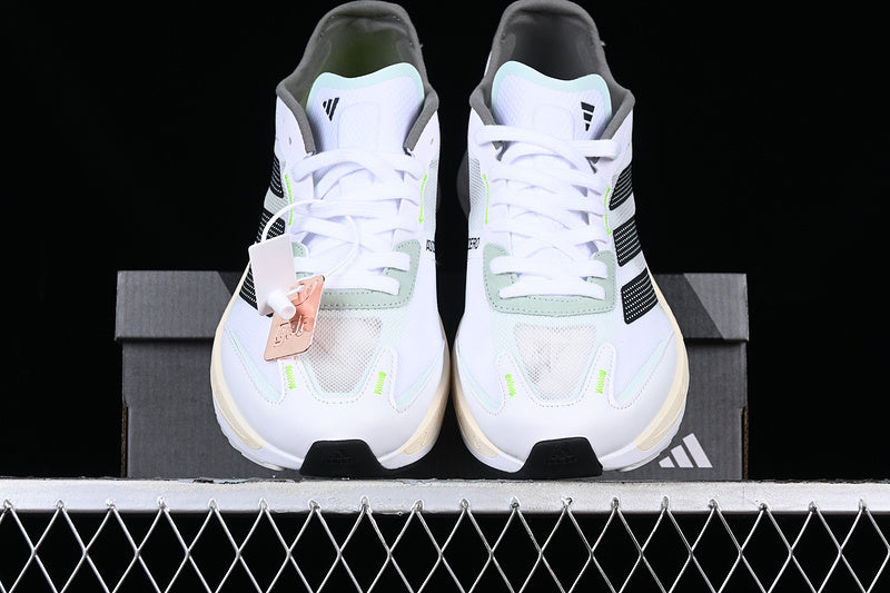 adidasMens Adizero Boston 11 - White/Green
