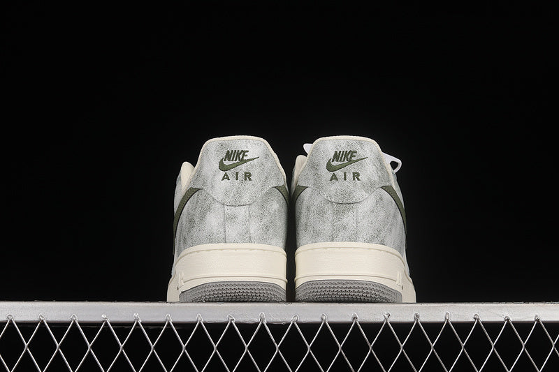 NikeUnisex Air Force 1 AF1 Low - Beige Army Green