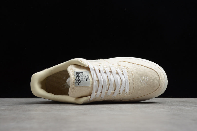 Stussy x Air Force 1 AF1 - Fossil Stone
