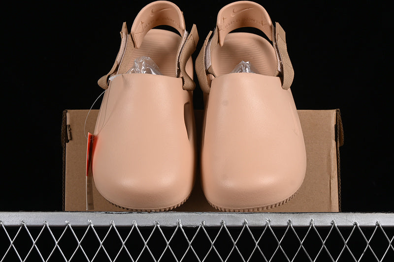NikeMens Calm Mule Slide - Brown