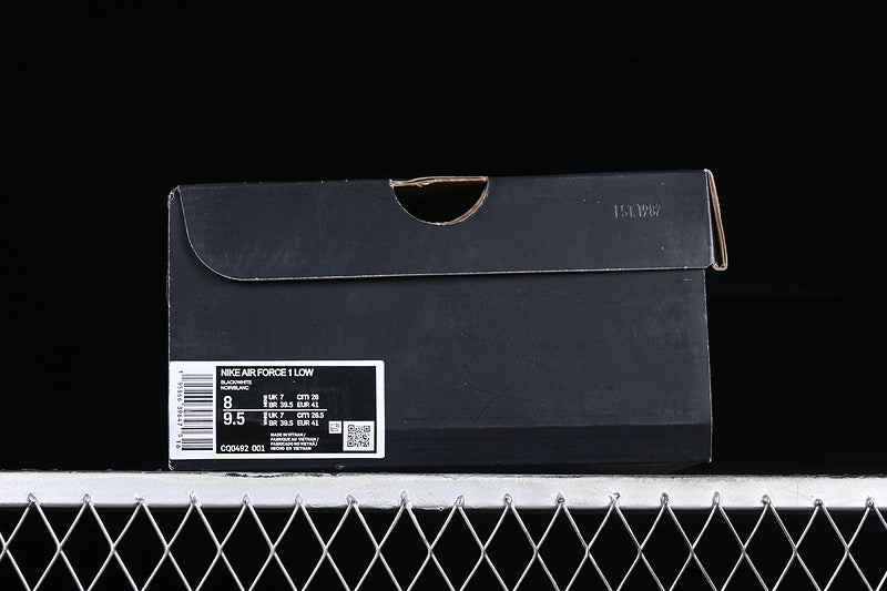 NikeUnisex Air Force 1 AF1 Low - Black/White