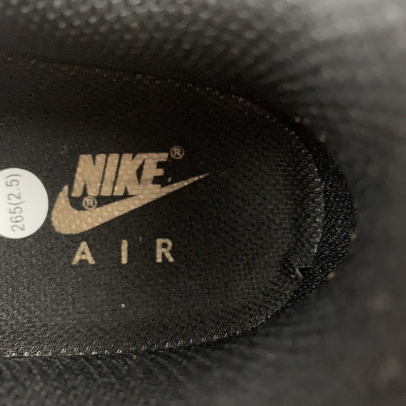 NikeUnisex Air Force 1 AF1 Double Swoosh - Metallic Black