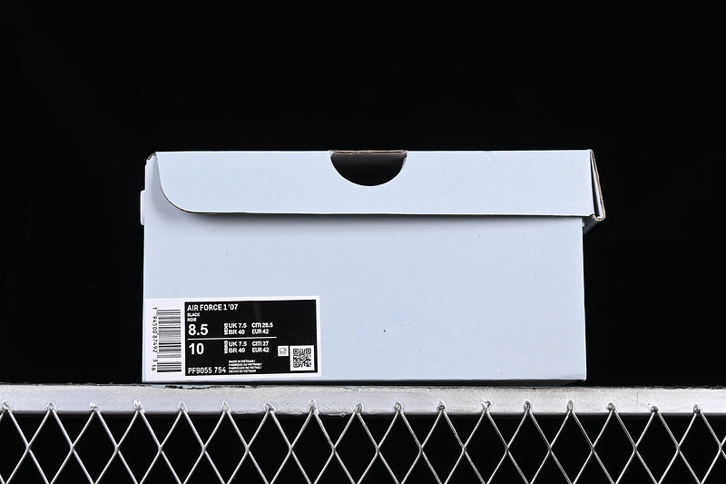 NikeMens Air Force 1 AF1 Low - Black/White