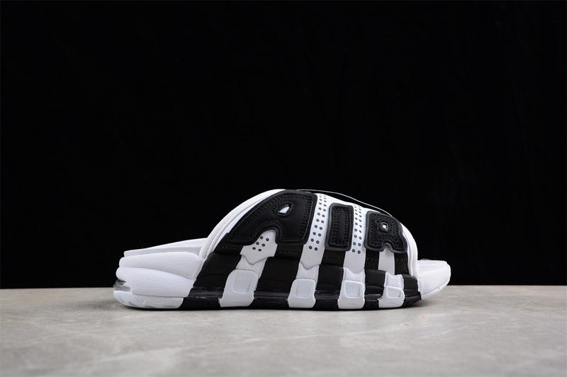 NikeUnisex Air More Uptempo Slide - White/Black
